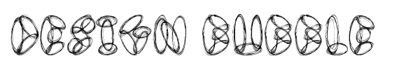 Design Bubble font preview